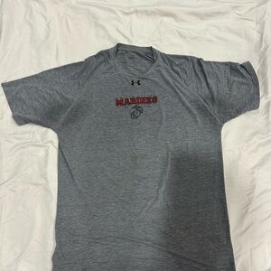 Marines Under Armour Gray Men's Shirt